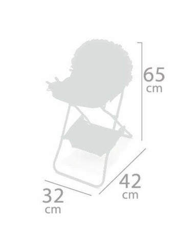 Chair for Dolls Decuevas Ocean Fantasy  Highchair 65 x 32 x 42 cm