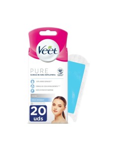 Facial Hair Removal Strips Veet Sensitive skin 20 Units