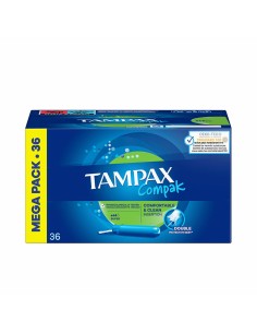 Super Tampons Tampax Compak 36 Units