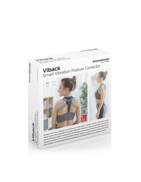 Intelligent Rechargeable Posture Trainer with Vibration Viback InnovaGoods