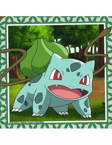 3-Puzzle Set Pokémon Ravensburger 05586 Bulbasaur, Charmander & Squirtle 147 Pieces