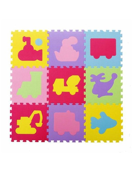 Child's Puzzle 9 Pieces 30 x 30 x 1 cm Transporter
