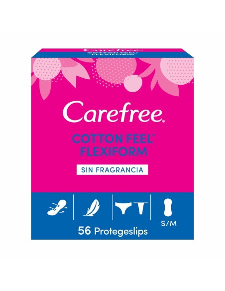 Flexible Panty Liner Carefree Carefree Flexiform Size S/M (56 uds)