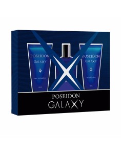 Men's Perfume Set Poseidon Poseidon Galaxy 3 Pieces