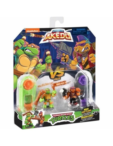 Combat figures Teenage Mutant Ninja Turtles Legends of Akedo: Michelangelo vs Evil Bepop