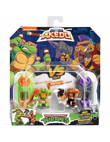 Combat figures Teenage Mutant Ninja Turtles Legends of Akedo: Michelangelo vs Evil Bepop