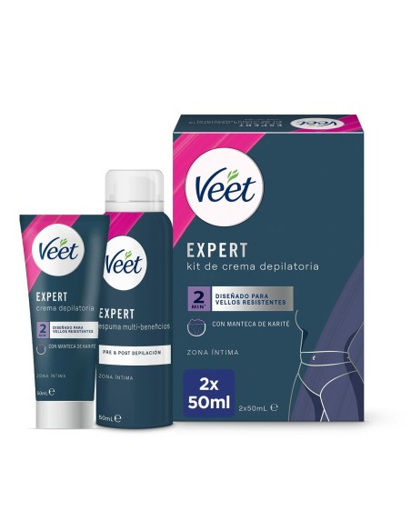 Shaving Set Veet Expert Depilation Bikini line/Intimate areas 2 Pieces
