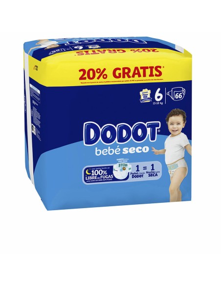 Disposable nappies Dodot Etapas 6 66 Units
