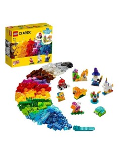 Construction set Classic Transparent Bricks Lego 11013 Multicolour