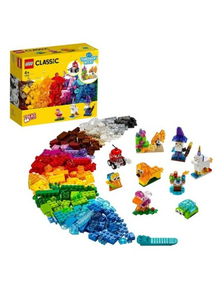 Construction set Classic Transparent Bricks Lego 11013 Multicolour