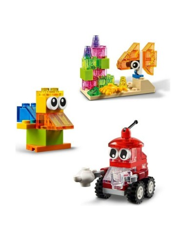 Construction set Classic Transparent Bricks Lego 11013 Multicolour