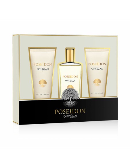 Men's Perfume Set Poseidon POSEIDON ONLY MAN EDT 3 Pieces