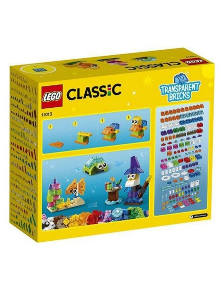 Construction set Classic Transparent Bricks Lego 11013 Multicolour