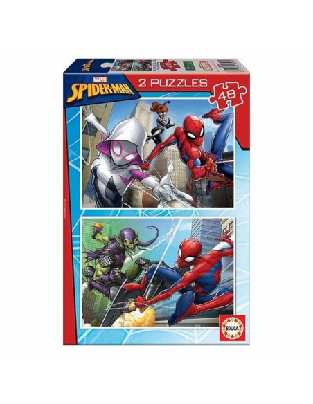 Puzzle Spiderman Educa (2 x 48 pcs)