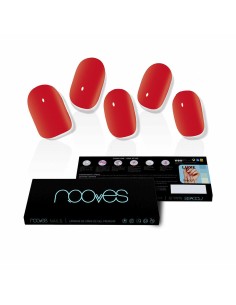 False nails Nooves Crimson red Gel Self-adhesives Red