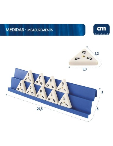 Board game CB Games Rummi 24,5 x 3 x 6 cm (60 Pieces) (6 Units)