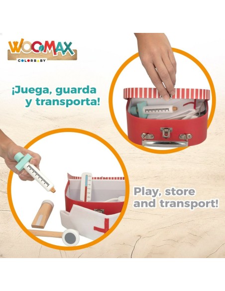 Toy Medical Case with Accessories Woomax (6 Units)