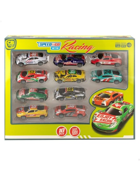 Vehicle Playset Speed & Go 8 x 2,2 x 3,6 cm (6 Units)