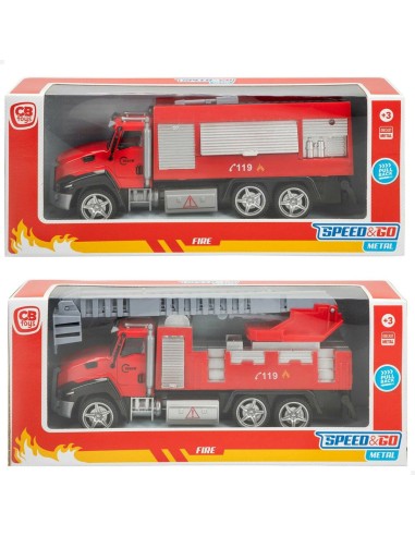 Fire Engine Speed & Go 21 x 9,5 x 5,5 cm (6 Units)