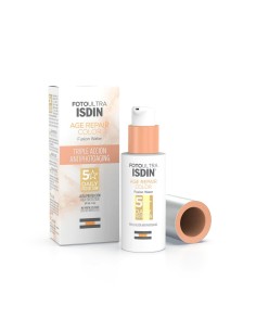 Sun Protection with Colour Isdin Fusion Water Magic Repair Spf 50 50 ml