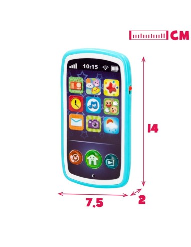 Toy telephone Winfun 7,5 x 14 x 2 cm (6 Units)