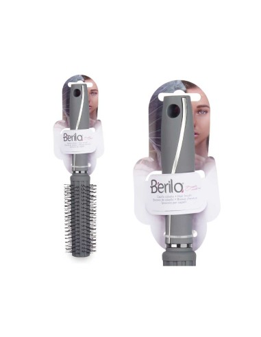 Round Brush Berilo 352 Grey Silicone Plastic (12 Units)