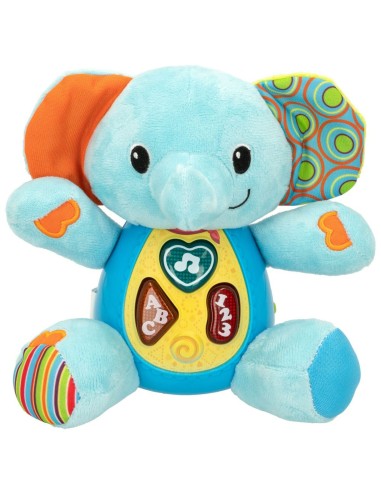 Soft toy with sounds Winfun Elephant 17 x 17,5 x 10 cm (6 Units)