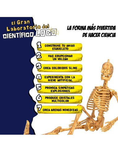 Science Game Lisciani Giochi El gran laboratorio del científico loco ES (4 Units)