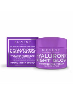 Night Cream Biovène Hyaluronic Night Glow 50 ml