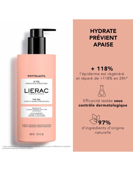 Anti-Stretch Mark Cream Lierac PHYTOLASTIL 400 ml Gel