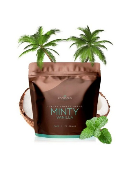 Facial Exfoliator Cocosolis Luxury Coffee Scrub Box 4 Pieces