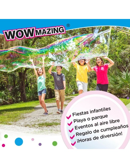 Soap bubble liquid WOWmazing 6,3 x 11,5 x 1,5 cm (24 Units)