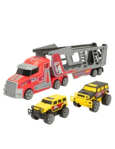 Vehicle Carrier Truck Colorbaby 47 x 13 x 8 cm (4 Units) 3 Pieces Friction 2