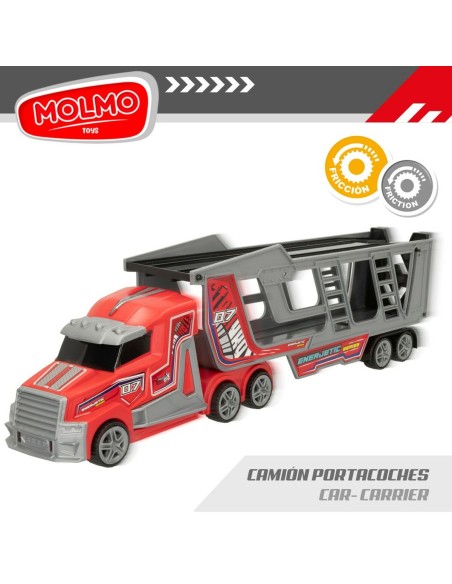 Vehicle Carrier Truck Colorbaby 47 x 13 x 8 cm (4 Units) 3 Pieces Friction