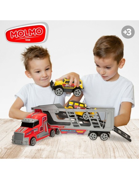Vehicle Carrier Truck Colorbaby 47 x 13 x 8 cm (4 Units) 3 Pieces Friction