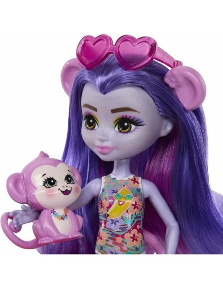 Set of Dolls Enchantimals PISCINE DES SINGES