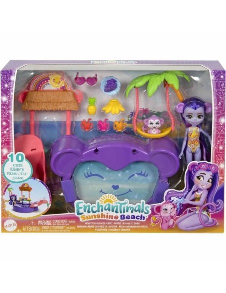 Set of Dolls Enchantimals PISCINE DES SINGES