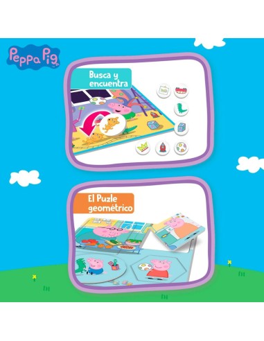 Educational Game Peppa Pig Edu Games Collection 24,5 x 0,2 x 24,5 cm (6 Units) 10-in-1