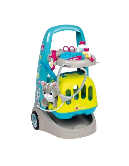 Toy Medical Case with Accessories Smoby VETERINARY TROLLEY