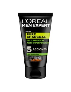 Facial Cleansing Gel Pure Charcoal L'Oreal Make Up 107 (100 ml) 100 ml
