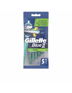 Disposable Razor Gillette Blue II Plus Slalom 5 Units