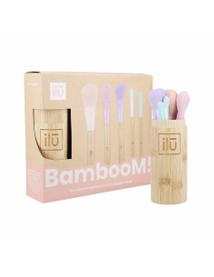 Set of Make-up Brushes Ilū Bamboom Lote Multicolour 6 Pieces