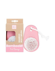 Cleansing and Exfoliating Brush Ilū BambooM! Pink 2