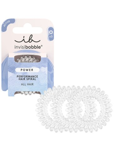 Rubber Hair Bands Invisibobble   Transparent (3 Units)