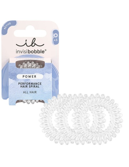 Rubber Hair Bands Invisibobble   Transparent (3 Units)