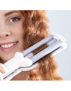 Ceramic Hair Iron for Creating Waves Wavio InnovaGoods 55 W 2