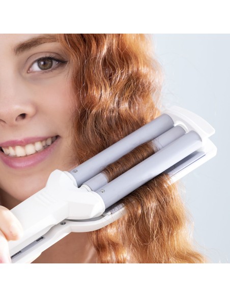 Ceramic Hair Iron for Creating Waves Wavio InnovaGoods 55 W