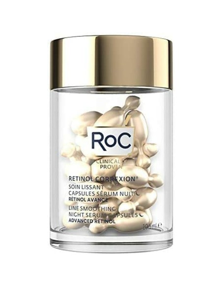 Facial Serum Roc Line Smoothing Retinol Night 30 Capsules