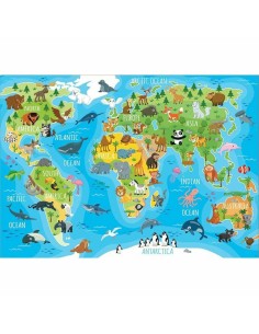 Puzzle Educa Animals Map (150 pcs) 2