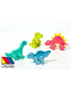 Set of Dinosaurs Moltó 21295 4 Pieces 2